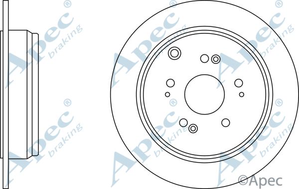 APEC BRAKING Тормозной диск DSK2597